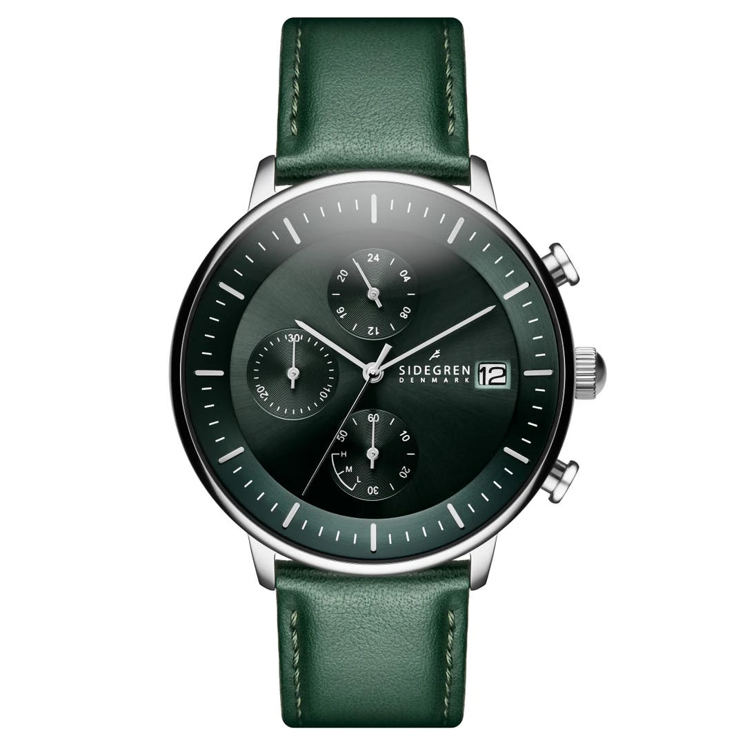 Sidegren Solis | Montre Chronographe Verte à énergie Solaire 3 Sidegren Solis | Montre Chronographe Verte à énergie Solaire