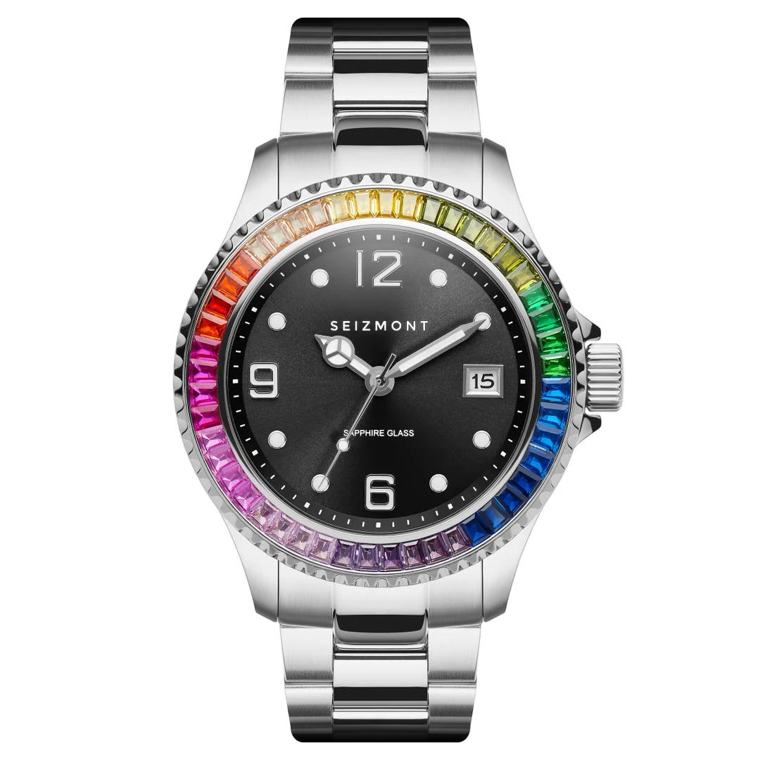 Seizmont Tide | Montre En Acier - Le Bijou Arc-en-ciel 3 Seizmont Tide | Montre En Acier - Le Bijou Arc-en-ciel