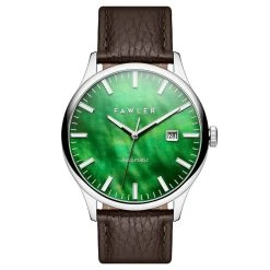 Fawler Timon | Montre Automatique à Cadran En Nacre Verte