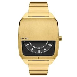 Otsu Hoc | Montre à Demi-cadran En Acier Inoxydable Doré