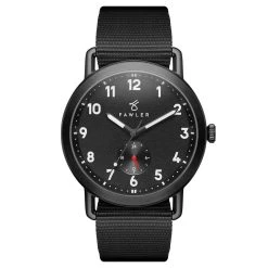 Fawler Kronos | Montre D'extérieur Noire Avec Bracelet En Nylon Noir