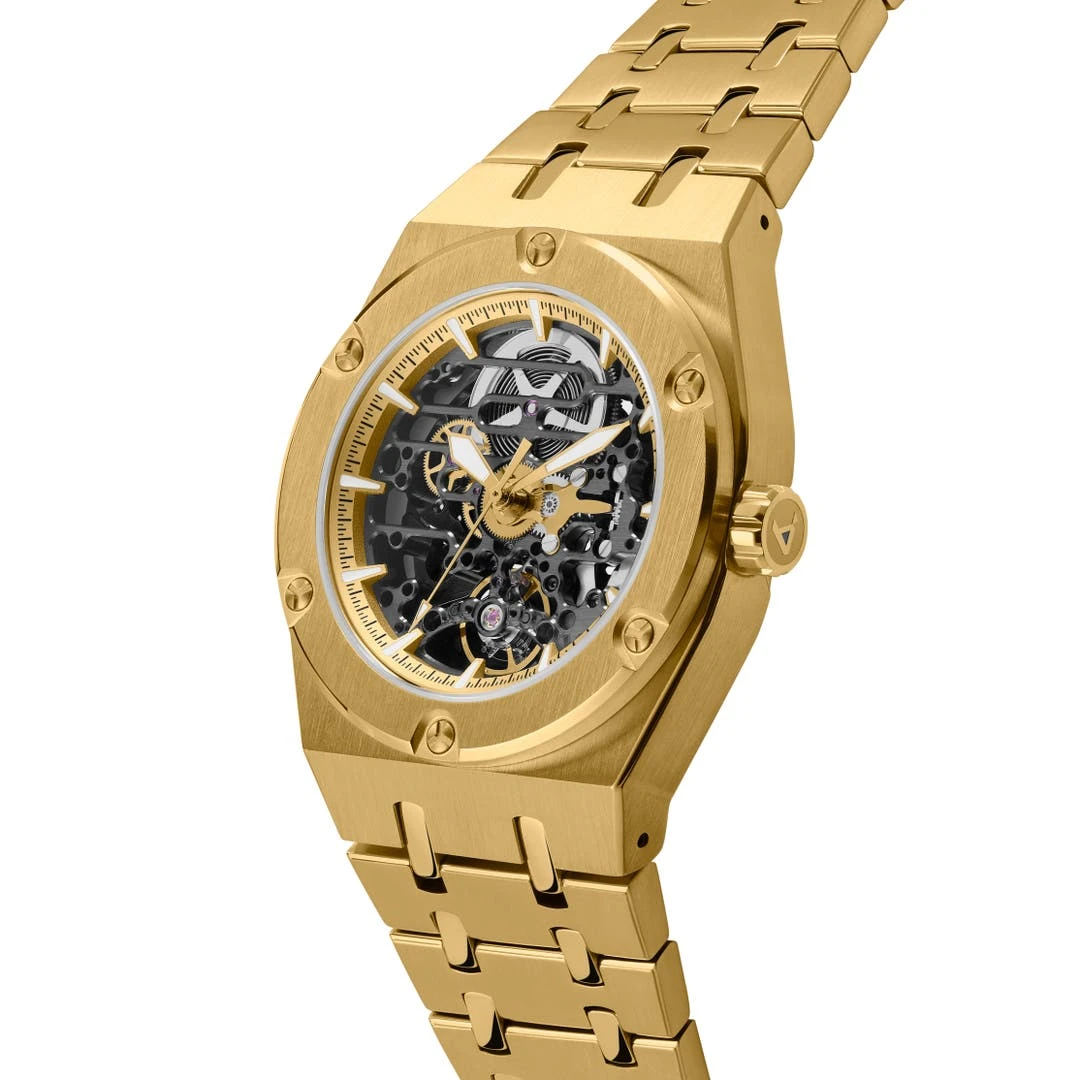 Arkai Montre Squelette Automatique Dorée Aadi Mamut 4 Arkai Montre Squelette Automatique Dorée Aadi Mamut – Image 2