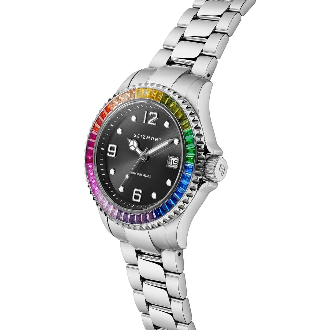 Seizmont Tide | Montre En Acier - Le Bijou Arc-en-ciel 4 Seizmont Tide | Montre En Acier - Le Bijou Arc-en-ciel – Image 2