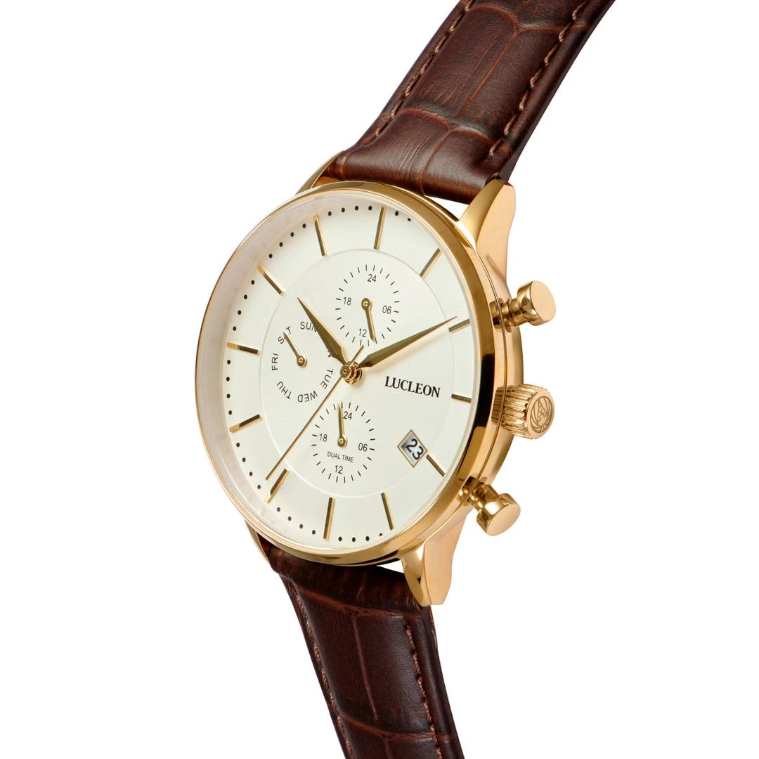 Lucleon Montre Laurens Ternion En Acier Inoxydable 4 Lucleon Montre Laurens Ternion En Acier Inoxydable – Image 2