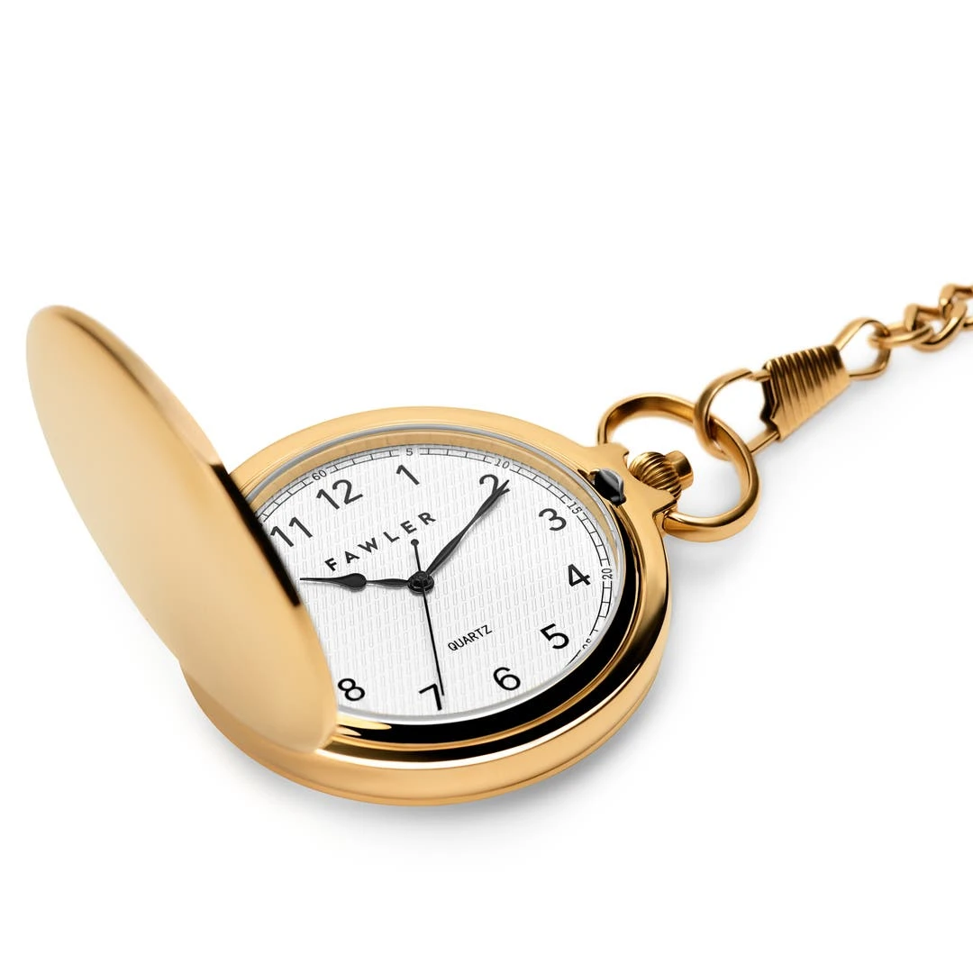 Fawler Eston | Montre De Poche Dorée 6 Fawler Eston | Montre De Poche Dorée – Image 4
