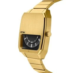 Otsu Hoc | Montre à Demi-cadran En Acier Inoxydable Doré -Trendhim en ligne 1 2hok