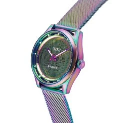 Otsu Calin | Montre Squelette Automatique Transparente Arc-en-ciel -Trendhim en ligne 1 2kali
