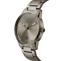 Seizmont Yves | Montre Monochrome En Acier Inoxydable Gris Foncé -Trendhim en ligne 1 2yves