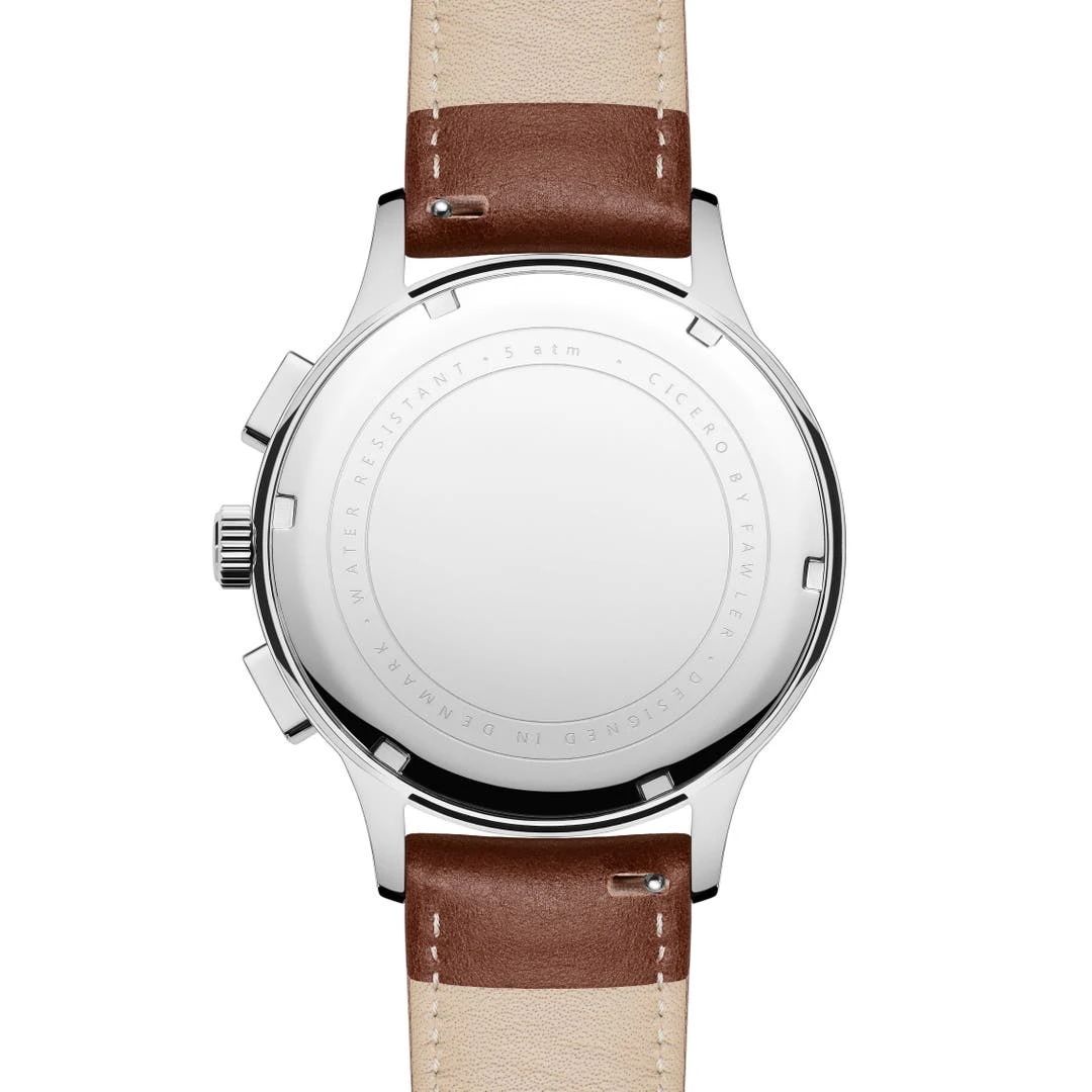 Fawler Cicero | Montre Chronographe Vintage Bleue 8 Fawler Cicero | Montre Chronographe Vintage Bleue – Image 6