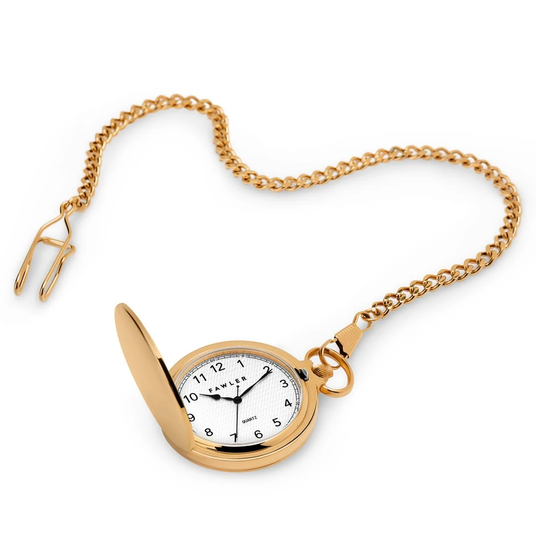 Fawler Eston | Montre De Poche Dorée 4 Fawler Eston | Montre De Poche Dorée – Image 2