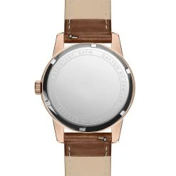 Fawler Dayton | Montre En Acier Inoxydable Couleur Or Rose Avec Cadran Gris Texturé -Trendhim en ligne 1 3dajton
