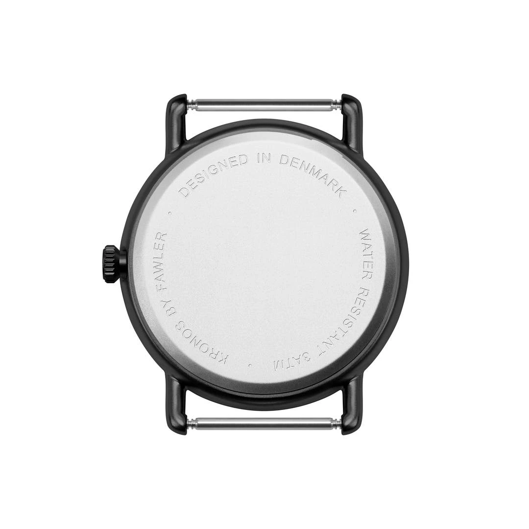 Fawler Kronos | Montre D'extérieur Noire Avec Bracelet En Nylon Noir 6 Fawler Kronos | Montre D'extérieur Noire Avec Bracelet En Nylon Noir – Image 4