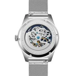 Arkai Caron | Montre Squelette Automatique En Acier Inoxydable Noir Et Bleu -Trendhim en ligne 1 3karonver2