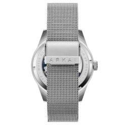 Arkai Caron | Montre Squelette Automatique En Acier Inoxydable Noir Et Bleu -Trendhim en ligne 1 4karonver2