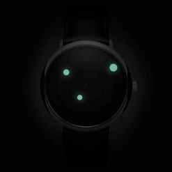 Seizmont Instant | Montre Minimaliste Noire Et Blanche Avec Bracelet En Cuir -Trendhim en ligne 1 5leatherstrapp