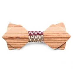 Tailor Toki Noeud Papillon Bois De Zèbre Navajo