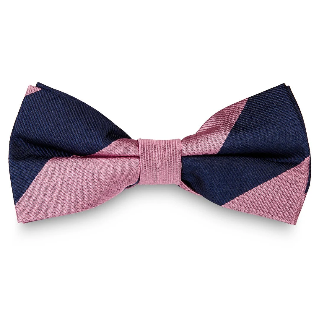 Trendhim Noeud Papillon En Soie Rose Et Bleu Marine 3 Trendhim Noeud Papillon En Soie Rose Et Bleu Marine