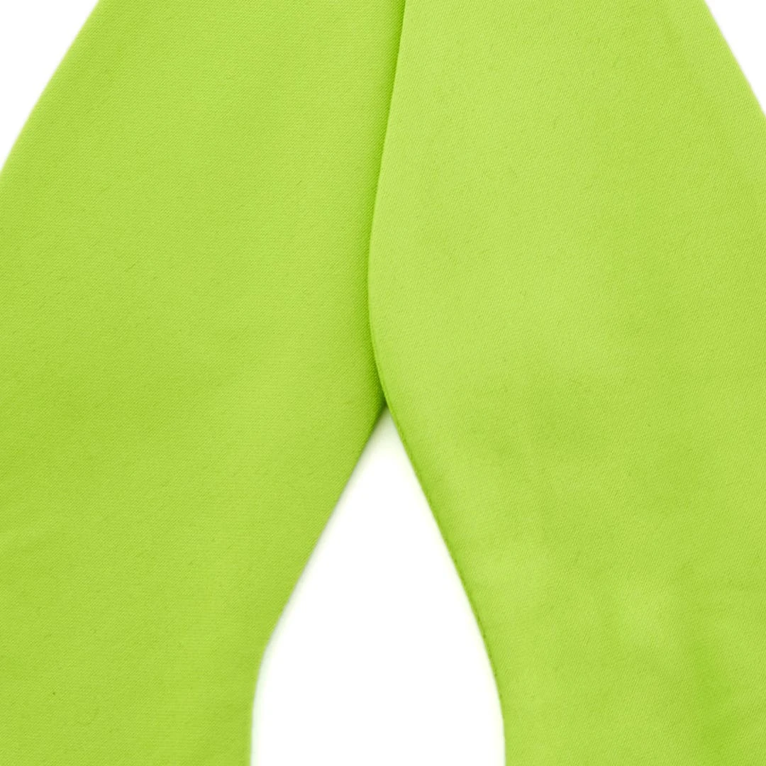 Trendhim Noeud Papillon à Nouer Uni Vert Citron 4 Trendhim Noeud Papillon à Nouer Uni Vert Citron – Image 2