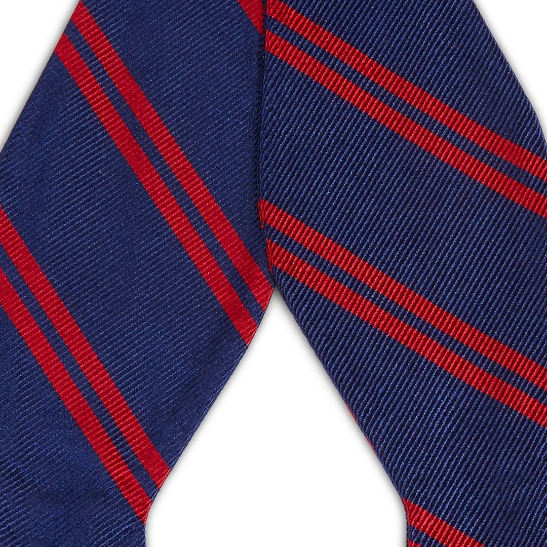 Trendhim Nœud Papillon En Soie Bleu Marine à Rayures Rouges 4 Trendhim Nœud Papillon En Soie Bleu Marine à Rayures Rouges – Image 2