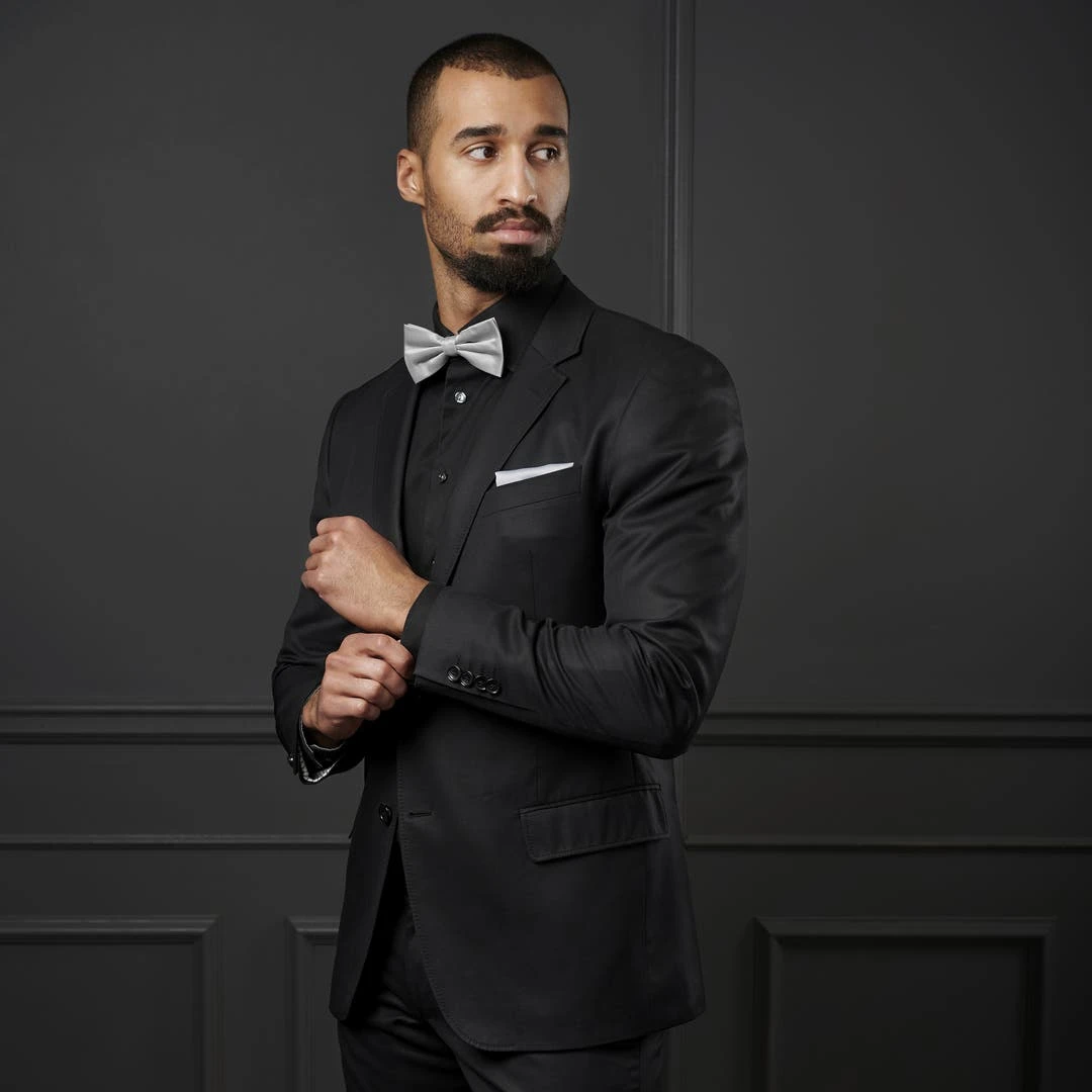 Trendhim Noeud Papillon Classique Gris Clair 6 Trendhim Noeud Papillon Classique Gris Clair – Image 4