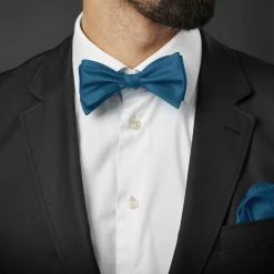 Trendhim Noeud Papillon à Nouer Classique Bleu Pétrole -Trendhim en ligne 12602 03