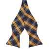 Tailor Toki Noeud Papillon Soie Plaid Orange Et Bleu Marine -Trendhim en ligne 12 37 1 16 2 14