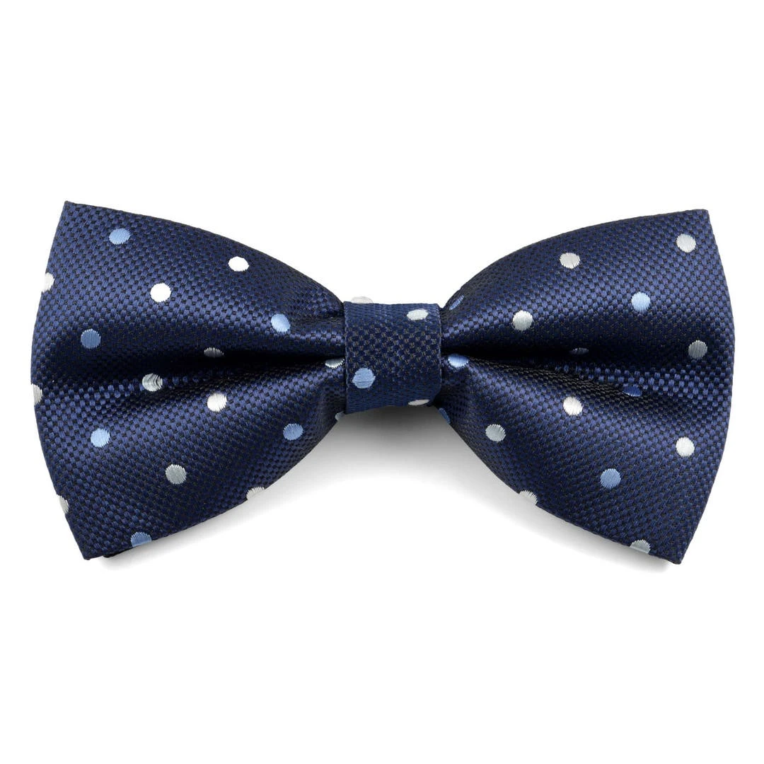 Tailor Toki Noeud Papillon Bleu Marine à Pois Blancs 3 Tailor Toki Noeud Papillon Bleu Marine à Pois Blancs