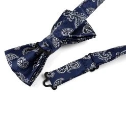 Tailor Toki Noeud Papillon Bleu Marine Motif Rétro -Trendhim en ligne 14 2 3