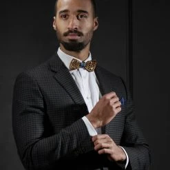 Tailor Toki Noeud Papillon En Bois De Zébrano -Trendhim en ligne 14310 05