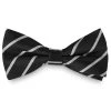 Tailor Toki Noeud Papillon Noir à Rayures Blanches 2 Tailor Toki Noeud Papillon Noir à Rayures Blanches -Trendhim en ligne 15 1 214 1 4