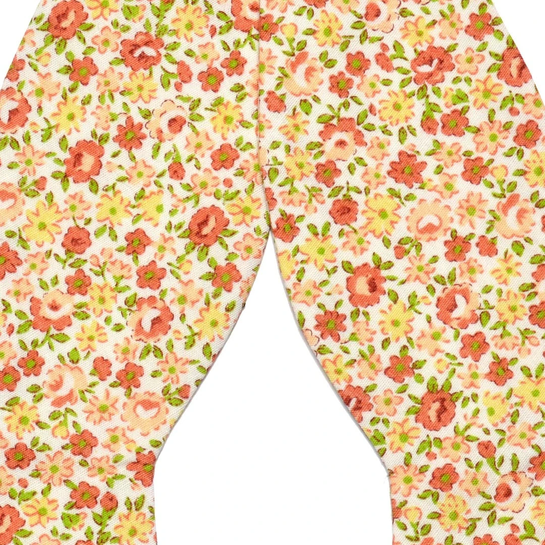Tailor Toki Nœud Papillon Freestyle En Coton à Fleurs Orange 4 Tailor Toki Nœud Papillon Freestyle En Coton à Fleurs Orange – Image 2