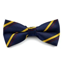 Tailor Toki Nœud Papillon Bleu Marine à Rayures Raunes