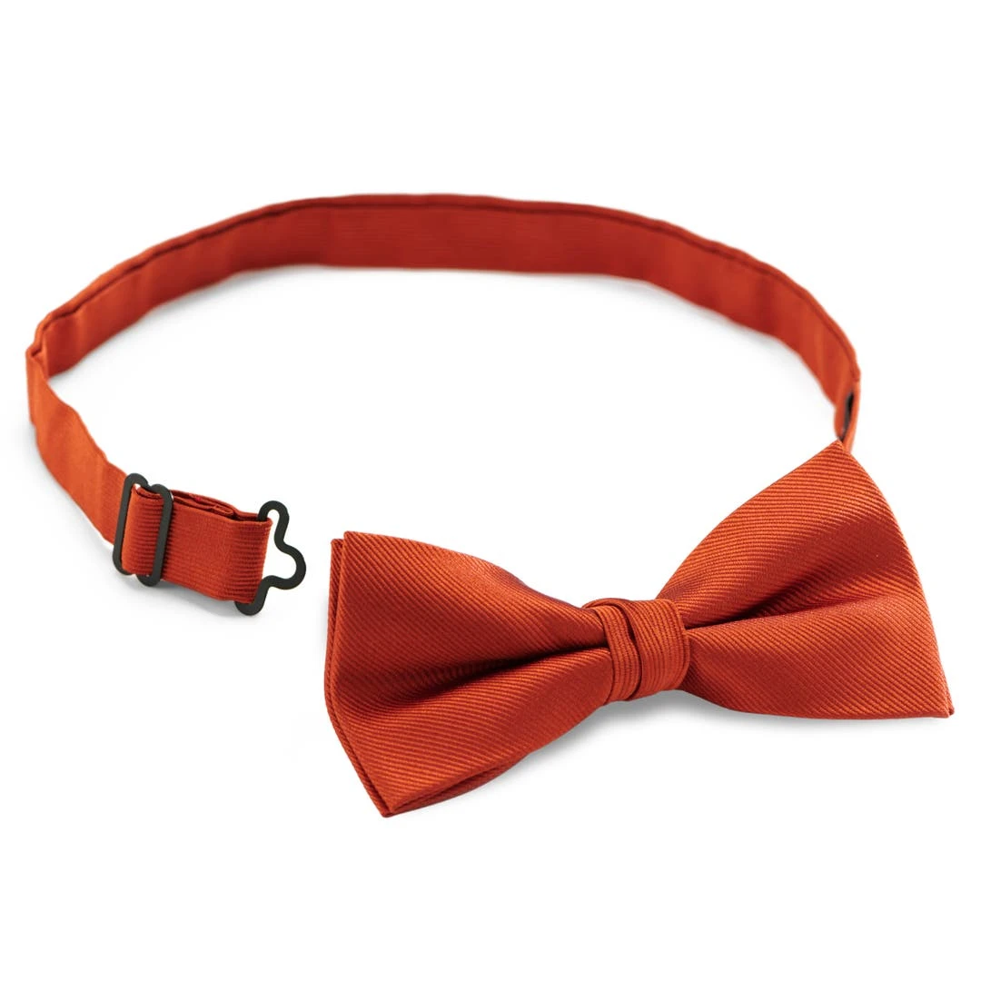 Bohemian Revolt Nœud Papillon Orangé Pré-noué En Sergé De Soie 4 Bohemian Revolt Nœud Papillon Orangé Pré-noué En Sergé De Soie – Image 2