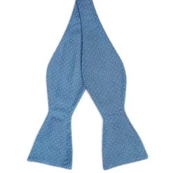 Trendhim Noeud Papillon En Soie Bleue à Pois