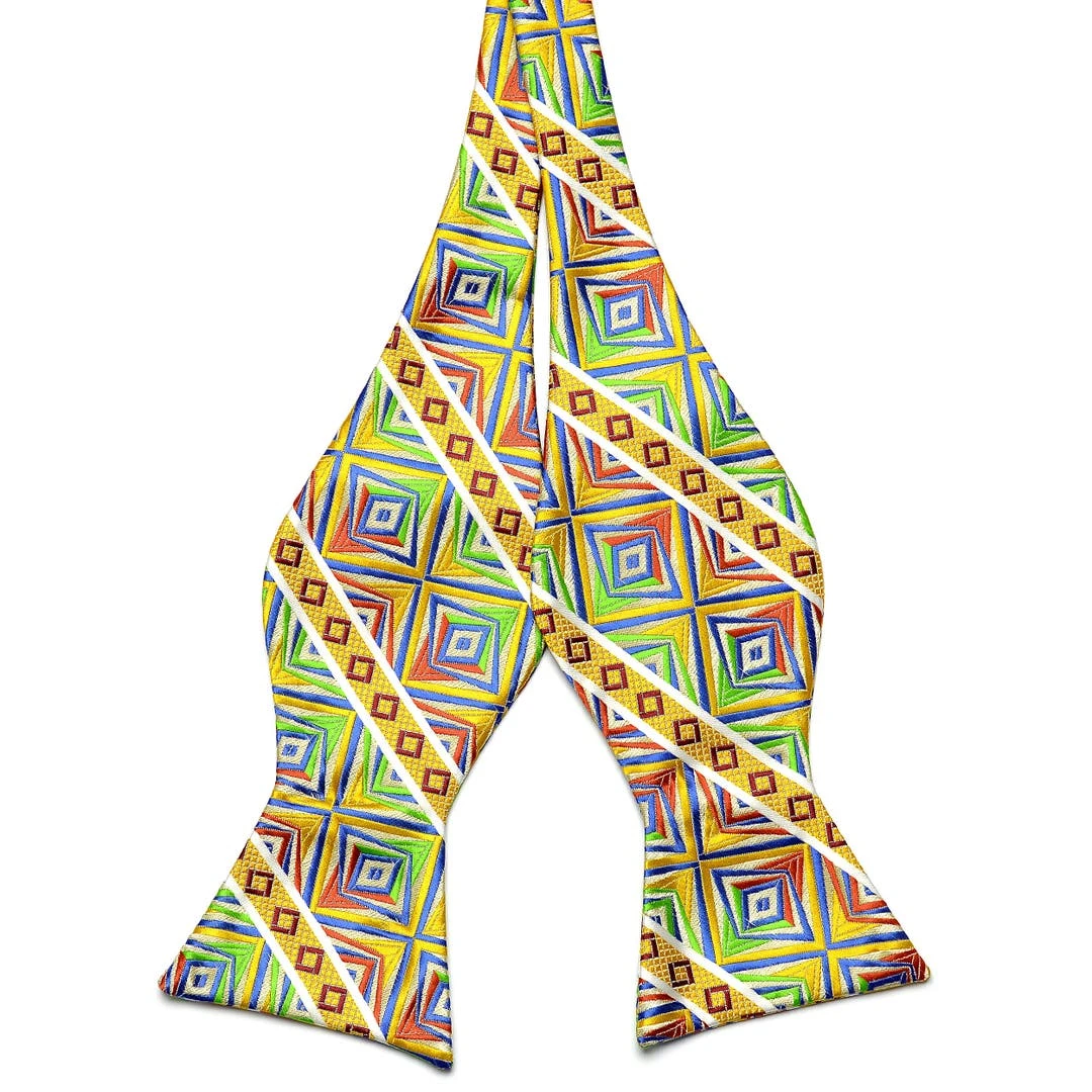 Tailor Toki Noeud Papillon Soie Multicolore 3 Tailor Toki Noeud Papillon Soie Multicolore