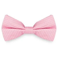 Trendhim Noeud Papillon En Soie Rose à Pois Blancs