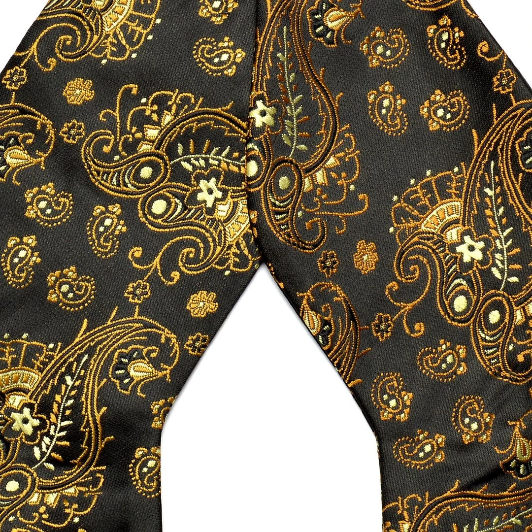 Tailor Toki Noeud Papillon Soie Noir A Motifs 4 Tailor Toki Noeud Papillon Soie Noir A Motifs – Image 2