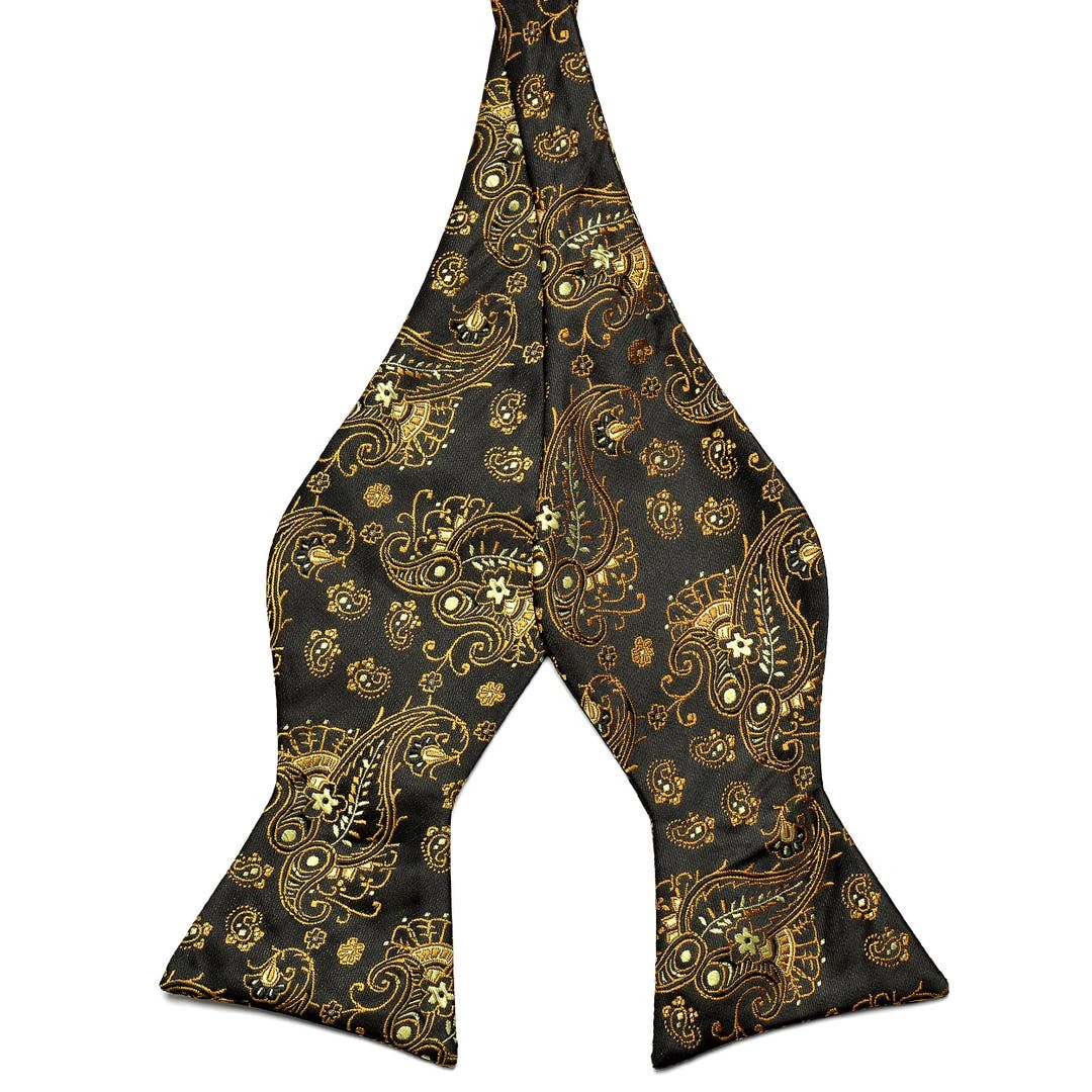 Tailor Toki Noeud Papillon Soie Noir A Motifs 3 Tailor Toki Noeud Papillon Soie Noir A Motifs