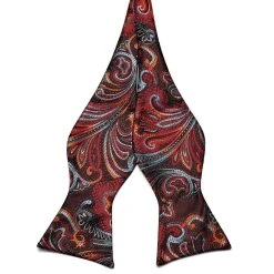 Tailor Toki Noeud Papillon Soie Motif Paisley Fleurs