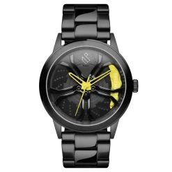 Seizmont Monza | Montre Racing Jaune Et Noire