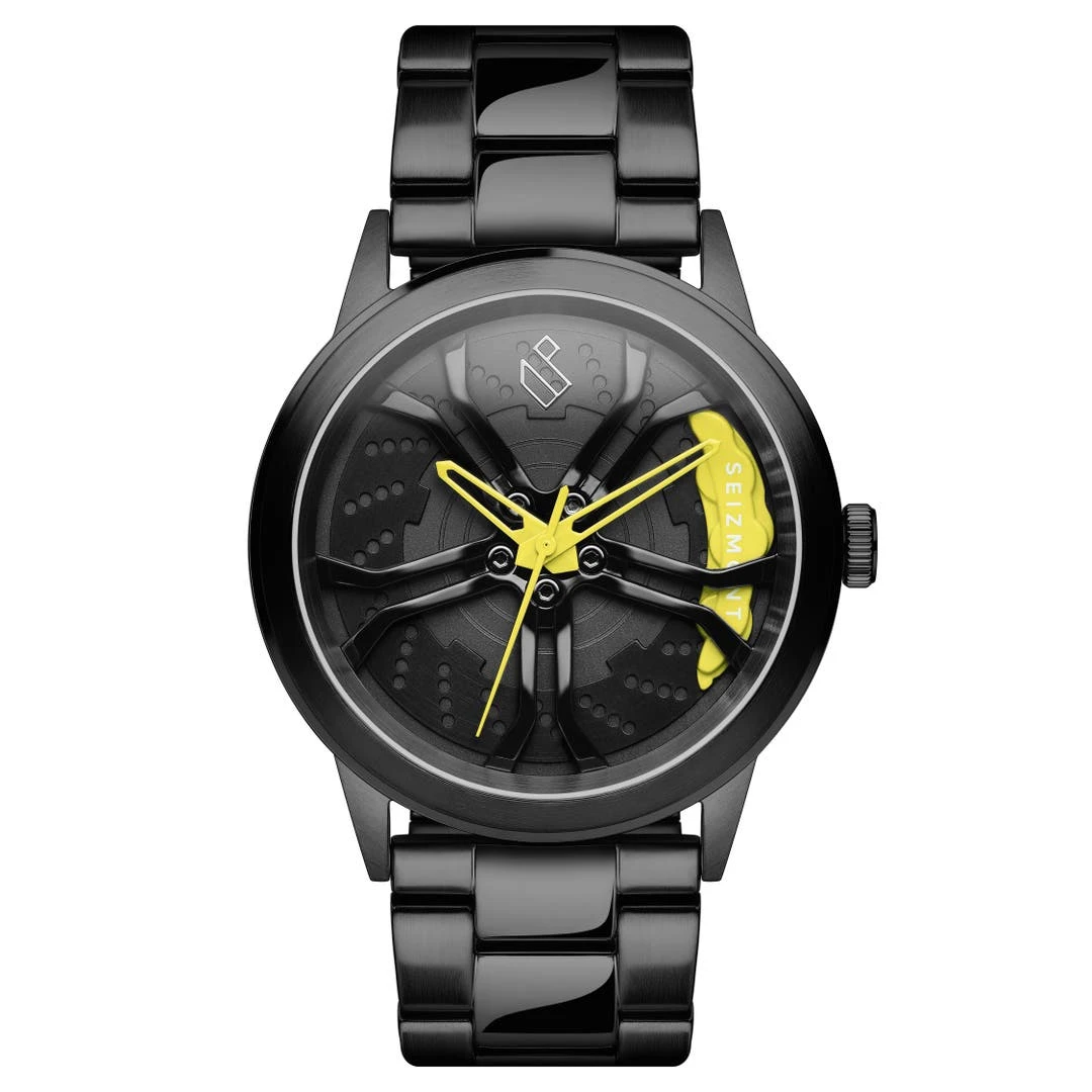 Seizmont Monza | Montre Racing Jaune Et Noire 3 Seizmont Monza | Montre Racing Jaune Et Noire