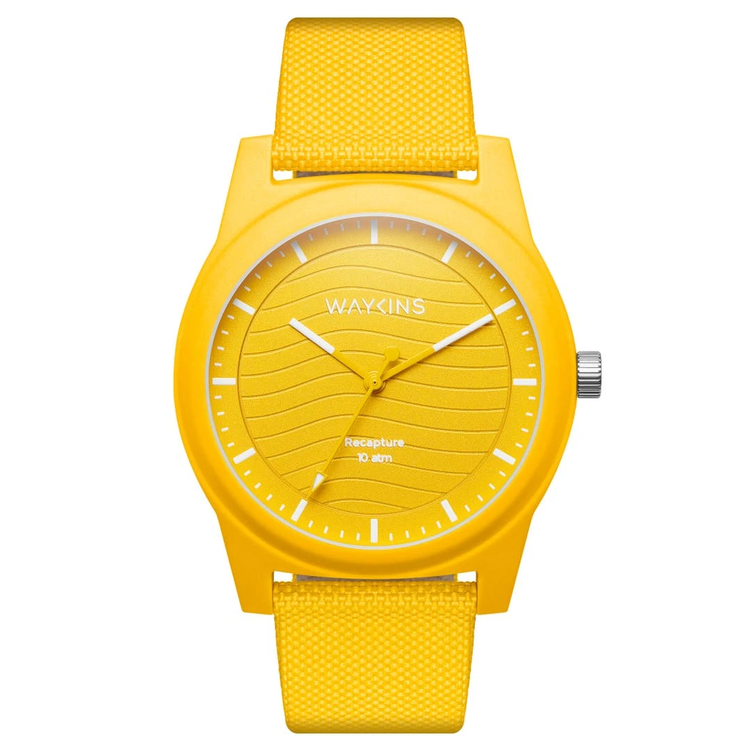 Waykins Recapture | Montre Jaune En Matériaux Recyclés 3 Waykins Recapture | Montre Jaune En Matériaux Recyclés
