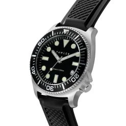 Fawler Alon | Montre De Plongée Noire En Acier Inoxydable -Trendhim en ligne 2 22ado