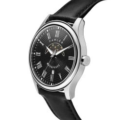 Fawler Imperator | Montre à Phases De Lune En Acier Inoxydable Noir Et Argenté 10 Fawler Imperator | Montre à Phases De Lune En Acier Inoxydable Noir Et Argenté -Trendhim en ligne 2 2carr