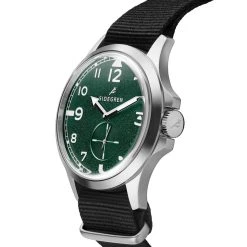 Sidegren Luxor | Montre De Terrain De Style Vintage En Acier Inoxydable Couleur Vert Et Argent -Trendhim en ligne 2 2sgluks