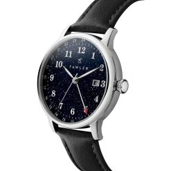 Fawler Night Sky | Montre GMT En Acier Inoxydable Argenté à Cadran Orné D'aventurine -Trendhim en ligne 2 2skajnajt