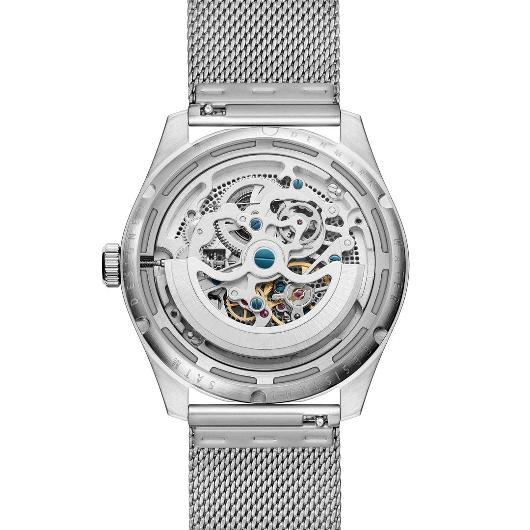 Otsu Calin | Montre Squelette Automatique Transparente Argentée 6 Otsu Calin | Montre Squelette Automatique Transparente Argentée – Image 4