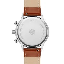 Lucleon Ternion | Montre à Double Fuseau Horaire En Acier Inoxydable Argent Et Crème -Trendhim en ligne 2 3ninon