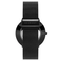 Seizmont Instant | Montre Minimaliste Noire Et Blanche Avec Bracelet En Maille Milanaise -Trendhim en ligne 2 4met