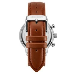 Lucleon Ternion | Montre à Double Fuseau Horaire En Acier Inoxydable Argent Et Crème -Trendhim en ligne 2 4ninon